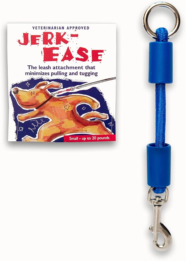 BUNGEE DOG LEASH EXTENSION – Patented Shock Absorber Attachment Protects You and Your Dogs – Works with ANY Leash & Collar or Harness – a MUST for Retractable Leashes – PICK SIZE/COLOR BELOW