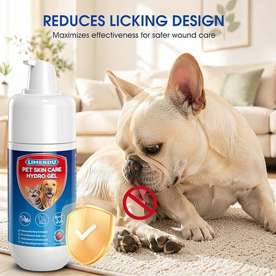 Dog Wound Care Hydrogel Spray, Hot Spot Treatment for Dogs, Healing Aid, Itch Relief, Skin Irritation, Skin Repair for Sores, Abrasions, Cuts, Helps Reduce Licking, Safe for Dog Cat Care, 3.4 oz | Gentle