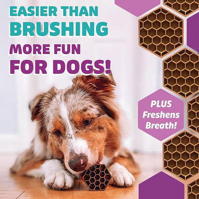 Yummy Combs Dog Dental Treats – Fish & Egg Protein – Vet VOHC Approved, Removes Tartar – A Daily Teeth Cleaning Treat for Extra Large Dogs (15 Count)