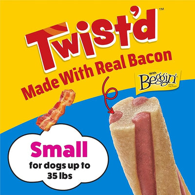 Purina Busy with Beggin’ Twist’d Mini Adult Dog Chew Bone Treats - 12 ct. Pouch