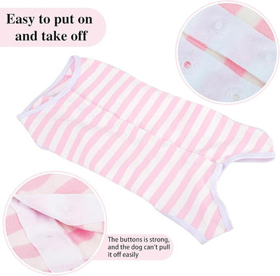 Comprehensive Post Surgery Dog Recovery Suit Ensuring Ultimate Comfort Unrestricted Mobility: Premium Cotton Protective Wound Care Shirt for Puppies XS