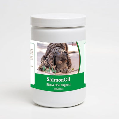 Healthy Breeds American Water Spaniel Salmon Oil Soft Chews 120 Count