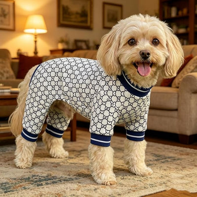 Dog Pajamas & Onesie for Small Puppy Dogs, Ultra-Premium Pjs XS | Vet-Approved Hypoallergenic 100% Organic Cotton, Soft Breathable & Won't Overheat, Gentler on Skin, Size XS Pet:2.5-4lbs