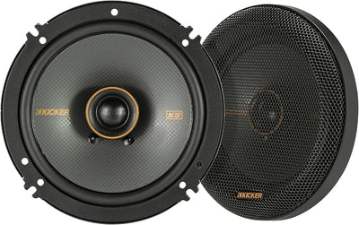 KICKER 51KSC6504 KS-Series 6.5" Coaxial Speakers with .75" tweeters, 4-Ohm, Pair