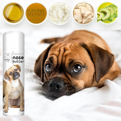 The Blissful Dog Puggle Unscented Nose Butter - Dog Nose Butter, 0.50 Ounce,UNSC-50OZ-PUGGLE