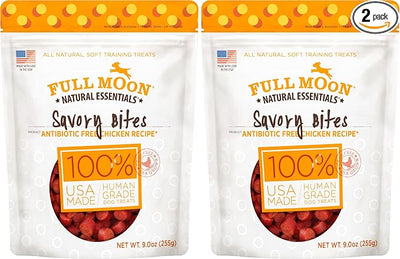 Full Moon Essential Chicken Savory Bites 9.0 oz (Pack of 2)