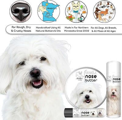 The Blissful Dog Coton De Tulear Unscented Nose Butter, 1-Ounce