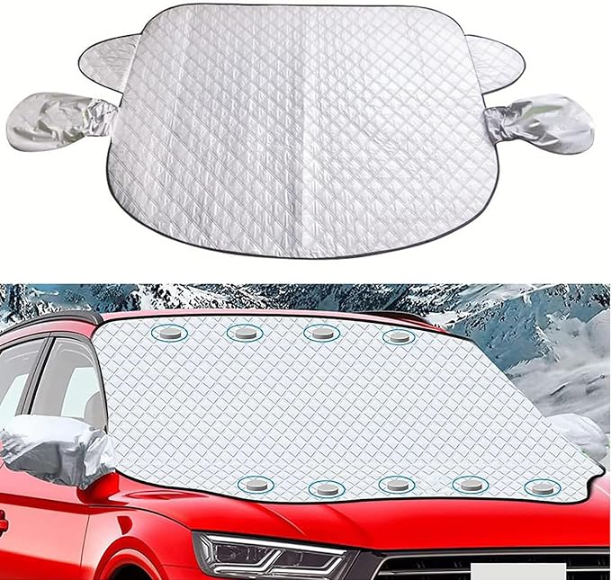 Car Windshield Snow Cover for Acura RDX 2019-2024, Winter Magnetic Windshield Snow Ice Cover Frost Shield Window Cover Windproof Rain Sun Frost Exterior Accessories,A/148 * 116cm