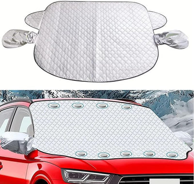 Car Windshield Snow Cover for Ford F-350 Super Duty F-450 Super Duty, Winter Magnetic Windshield Snow Ice Cover Frost Shield Window Cover Windproof Rain Sun Frost Exterior Accessories