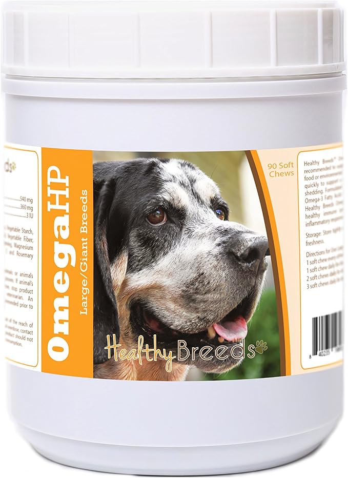 Bluetick Coonhound Omega HP Fatty Acid Skin and Coat Support Soft Chews 90 Count