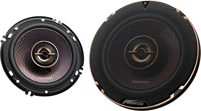 Kenwood KFC-653 6-1/2" 2-Way Concert Series Car Speakers – 320W Peak Power, Polypropylene Woofer Cone, Balanced Dome Tweeter, Acoustic Sound Harmonizer