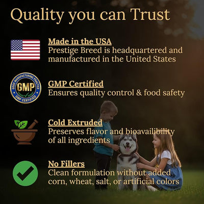 Multivitamins, Balanced Nutrition for Your Husky, 90 Count, Made in the USA with Real Bacon
