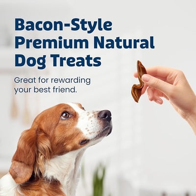 Blue Buffalo Sizzlers Original Flavor Bacon-Style Dog Treats with Real USA Pork, Soft & Meaty Treats Enhanced with Vitamins, Minerals, & Other Nutrients, No Red 40 Dye or BHA, 28 oz.