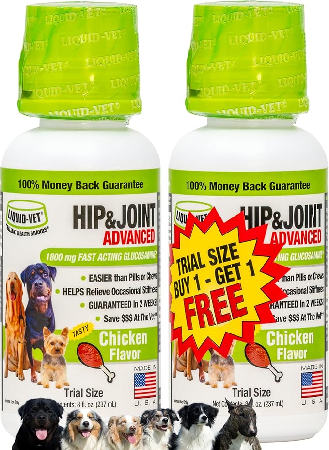 K9 Hip & Joint Advanced Formula, Chicken Flavor, 8 oz Trial Size BOGO