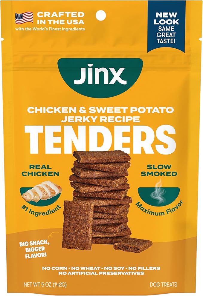 Chicken Tenders Jerky Dog Treats – Soft & Chewy, All Natural Dog Jerky Treats with Cage-Free Chicken - Pet Products for All Dogs (Puppies, Adults & Seniors) - 5oz