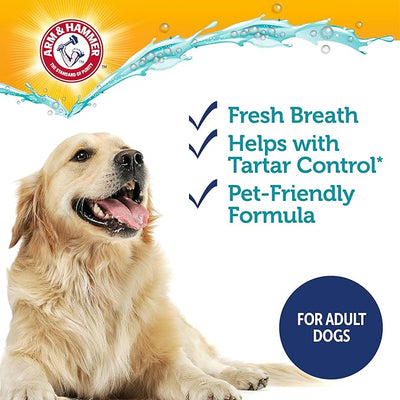 Arm & Hammer Complete Care Dog Dental Kit with Two Flavors: Chicken & Peanut Butter Enzymatic Dog Toothpaste, Toothbrush, & Finger Brush, Baking Soda + Calcium, 2.5oz Each
