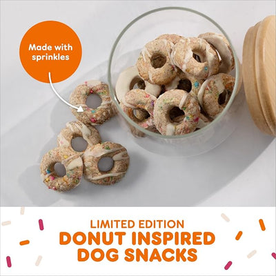 Milk-Bone Dunkin' Vanilla Glaze Flavor Dog Biscuits with Other Natural Flavors, 8 oz Bag (Pack of 2)