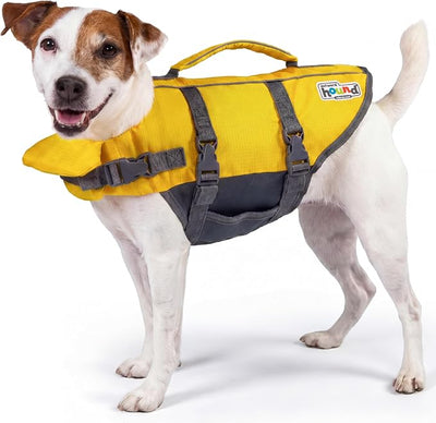 Outward Hound Granby Splash Yellow Dog Life Jacket, Small