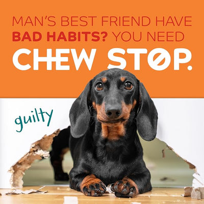 TropiClean No Chew Spray for Home, Better Than Bitter Apple Spray, Safe & Natural Chew Deterrent, Protect Furniture, Wall Corners & More! 8oz