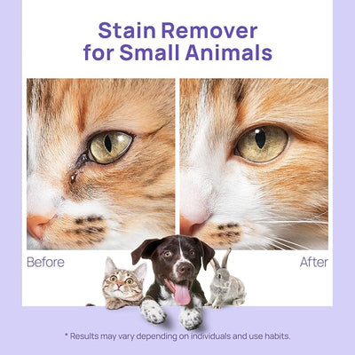 HICC PET Dog Eye Wash, Daily Eye Rinse for Dogs & Cats, Gently Cleans Tear Stains & Debris, Tear Stain Remover, Supports Routine Eye Care for Pets & Small Animals(2 x 5.1 fl oz)