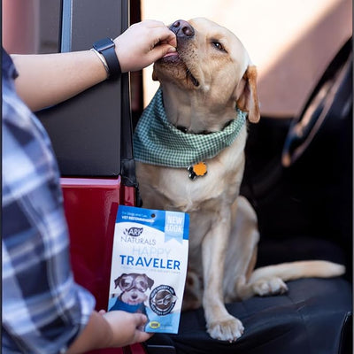 ARK NATURALS, Cat Dog Chews Happy Traveler, 1.98 Ounce