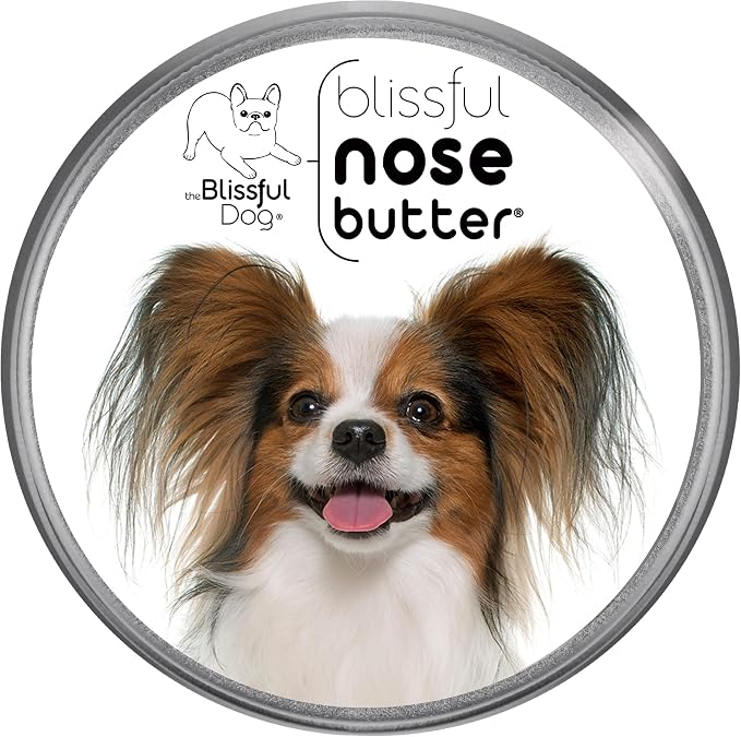 The Blissful Dog Papillon Unscented Nose Butter - Dog Nose Butter, 8 Ounce