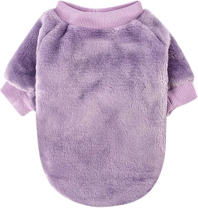 FabriCastle Small Dog Sweaters, 3-Pack Dog Clothes for Small Dogs Girl & Cats, Soft and Warm Pet Coats XXS - XXL, Winter Pet Jackets, Doggy Apparel Costumes Outfits (Pink,Purple,Light Pink, X-Large)