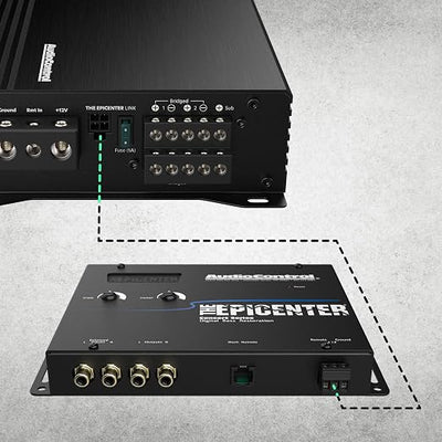 AudioControl EPICFIVE 5-Channel Amplifier Car Audio 1100W RMS, Compact Digital Class D, Includes Bass Knob, High/Low Pass & Subsonic Filter, Epic Bass Boost, Smart Auto Protection, Epicenter Link