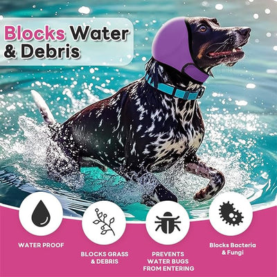 Dog Ear Muffs Noise Protection, Stress-Reducing, Comfortable, Perfect for Thunderstorms, Noise,Vet Visits & Preventing Water