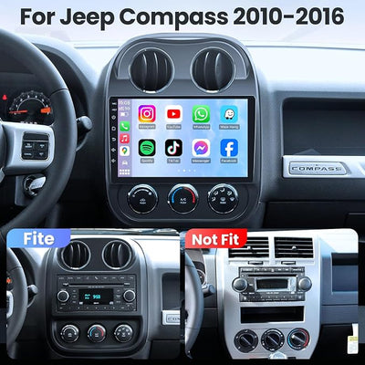 Car Radio Stereo for Jeep Patriot Compass 2010 2011 2012 2013 2014 2015 2016