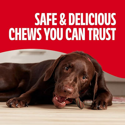 Milk-Bone Comfort Chews, Dog Treats with Unique Chewy Texture and Real Beef, 9 Chews (Pack of 4)