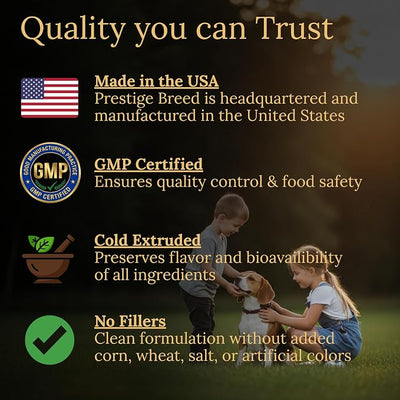 Beagle Multivitamins, 90 Count, Made in the USA with Real Bacon