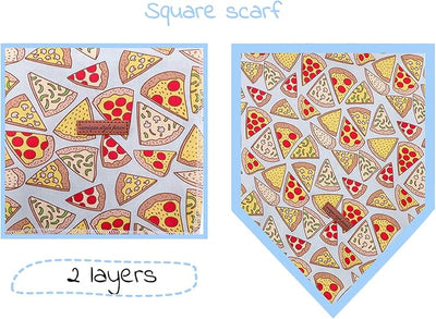 Unique Style Paws Dog Bandanas 1PC Washable Cotton Triangle Dog Scarfs for Small Medium Large Dogs and Cats-NewHLG-L