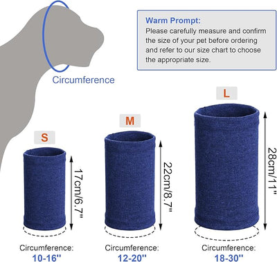 Quiet Ears for Dogs, Rbenxia 1 Piece Dog Ear Cover Hoodies Dog Ear Muffs Headband Noise Ear Protection Warm Winter Ear Scarf (Blue, Medium)
