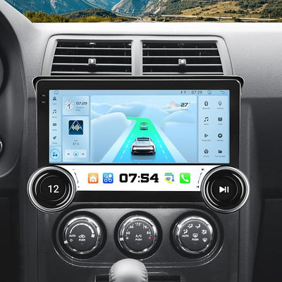 Car Radio for Dodge Challenger & Avenger 2008-2014 Stereo Replacement Dual Knob Upgrade 10.1” Android 13 Touch Screen Wireless CarPlay & Android Auto Head Unit GPS Bluetooth 5.0 WiFi DSP SWC FM/AM 64G