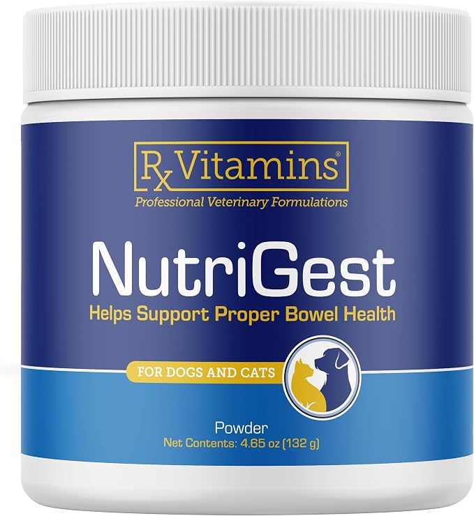 NutriGest - Dog Probiotics for Digestive Health - Probiotic for Cats - Cat Digestive Support,Anti Diarrhea for Cats and Dog Gas Relief - Probiotics for Dogs Powder - 4.65oz