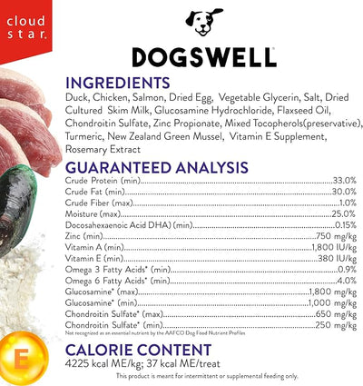 Dogswell Lifestage Senior Treats Mini Soft Strip Duck, 10 oz. Bag