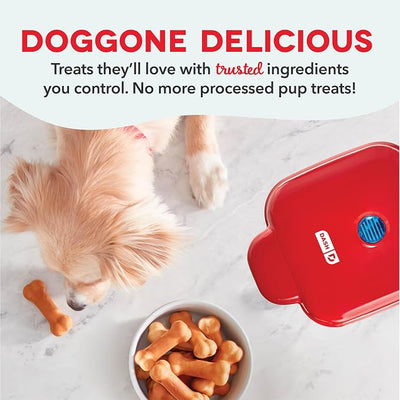 DASH Mini Dog Treat Maker, Small, Red (Pack of 4)