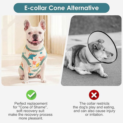 cyeollo Dog Surgery Recovery Suit, Spay Neuter Onesie for Female Male Dogs