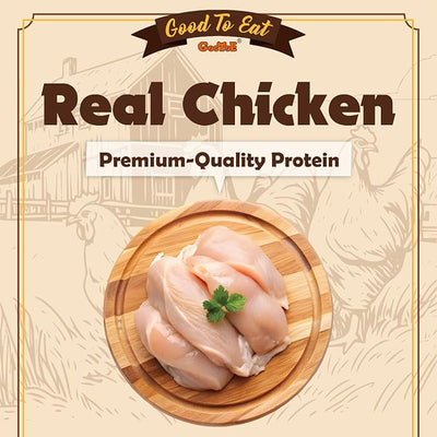 Gootoe Dog Treats, Chicken Jerky for Dogs - Dog Training Treats; High-Protein, Gluten-Free, Hypoallergenic, Grain-Free, Chicken Fillets, 1 lb (Pack of 3)