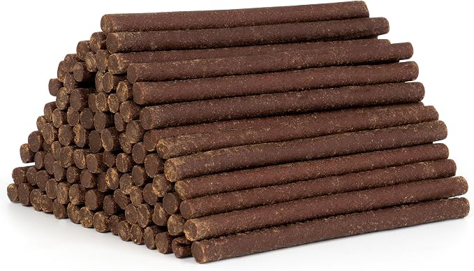 Dog Jerky Treats, 5 Inch Chicken Sticks (Chicken Liver Flavor) Rawhide Free Training Treats for Small Dogs, Soft and Healthy Snacks, 25.4oz (96 Count-Pack of 1)