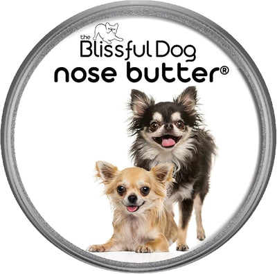 The Blissful Dog Long Coat Chihuahua Nose Butter for Dry, Cracked Skin, Lick-Safe Dog Nose Balm with Moisturizing Shea Butter, Almond, Olive, and Essential Oils, Pet Supplies, Uncented, 8 oz.