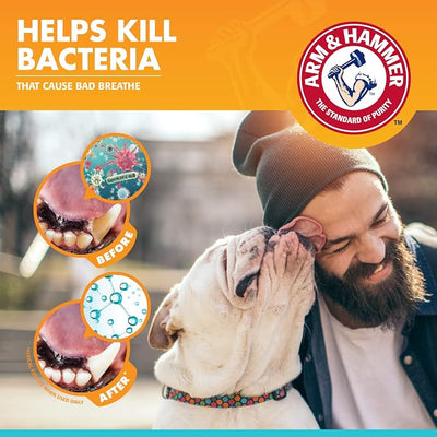 Arm & Hammer for Pets Fresh Breath Enzymatic Dog Toothpaste Vanilla Ginger Flavor Baking Soda Dental Gel Eliminates Bad Breath Safe Puppies Adult Dogs Daily Use 2.5 OZ Single at Home Dental Care