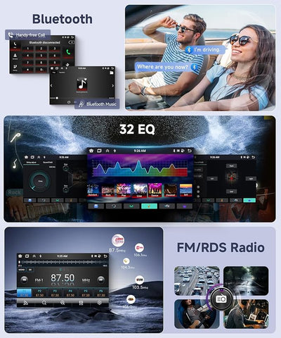 Android Car Stereo for Honda CRV 2007-2011 with Wireless CarPlay Android Auto, Orderich 2G+64G 8” Touchscreen Car Radio Mirror Link GPS Navigation WiFi Bluetooth FM RDS EQ SWC Backup Camera