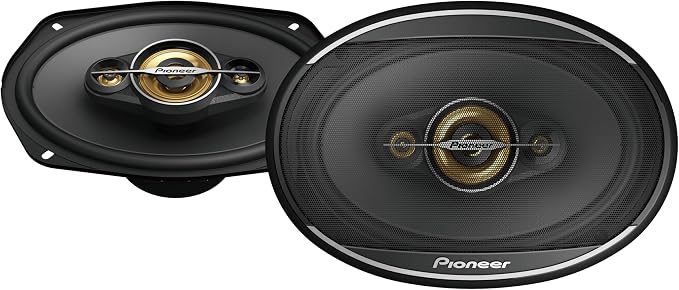 A-Series Plus TS-A6971F 6” x 9” 4-Way Speakers (Pair) – 600W Max, Balanced Sound + Smooth Treble, Enhanced Bass, Ideal Factory Upgrade, Installation Adaptors Included