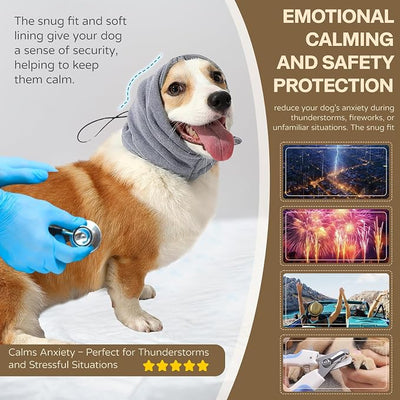 Dog Head Ear Warp Relief Ear Muffs Noise Protection
