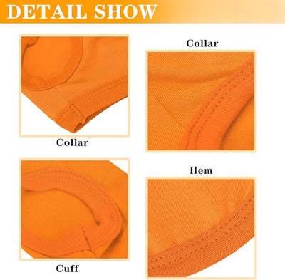 Cotton Dog Shirt with 'Little Miss Adorable' Corgi Head Print, Soft & Breathable Pet Apparel for Small, Medium, and Large Dogs, All-Season Sleeveless Vest, Cute and Comfortable Dog Outfit.Orange S