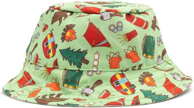 THE WORTHY DOG Happy Camper Hat for Dogs – Lightweight Pet Sun Hat with Adjustable Chin Strap, Soft Brim & Bright Colors - Green, X-Large