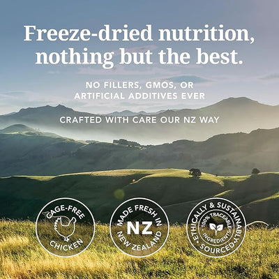 K9 Natural, Freeze-Dried Single Ingredient Dog Treats, High-Value, Low-Calorie Protein Bites for Active Dogs, Healthy Dog Training Treats, Grain-Free Reward, Chicken, 1.76oz