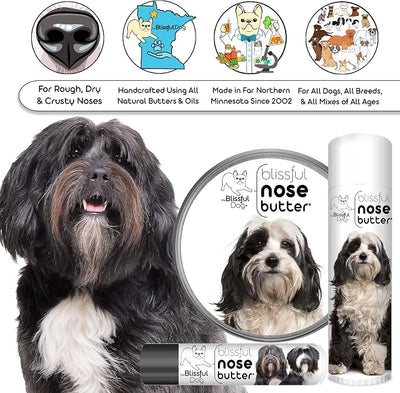 The Blissful Dog Tibetan Terrier Unscented Nose Butter - Dog Nose Butter, 1 Ounce